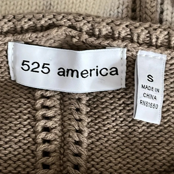 525 America Cotton Tie Dye Crop Sweater - Size Small - Picture 4 of 6